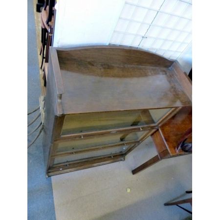 Antiker britischer Bücherschrank Eiche ca 1900