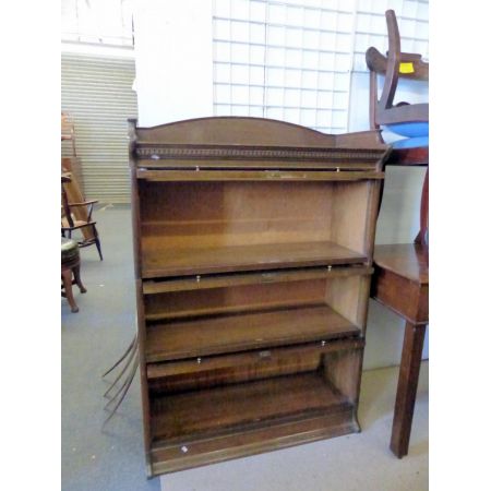 Antiker britischer Bücherschrank Eiche ca 1900