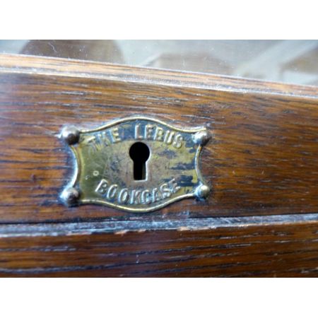 Antiker britischer Bücherschrank Eiche ca 1900