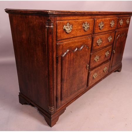 Georgianisches Eichen Sideboard original antik ca 1780