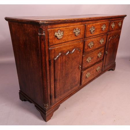 Georgianisches Eichen Sideboard original antik ca 1780