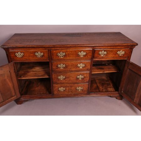 Georgianisches Eichen Sideboard original antik ca 1780