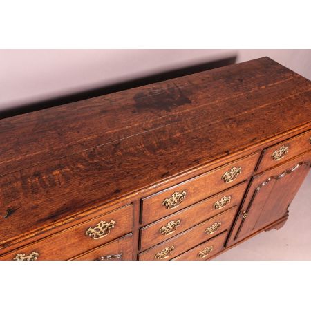 Georgianisches Eichen Sideboard original antik ca 1780