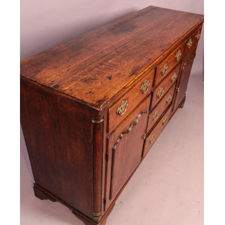 Georgianisches Eichen Sideboard original antik ca 1780