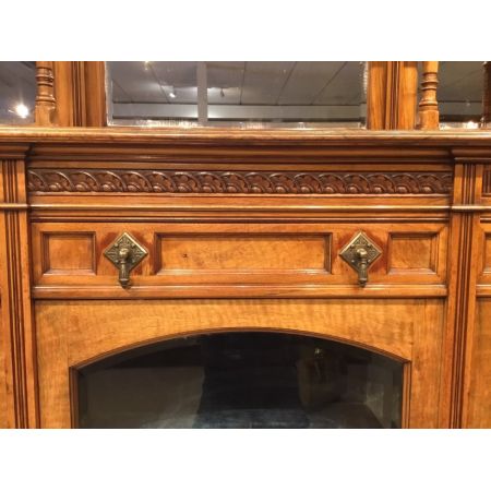 Englisches Nussbaum Sideboard original antik ca 1875