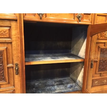 Englisches Nussbaum Sideboard original antik ca 1875