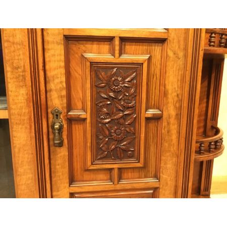 Englisches Nussbaum Sideboard original antik ca 1875