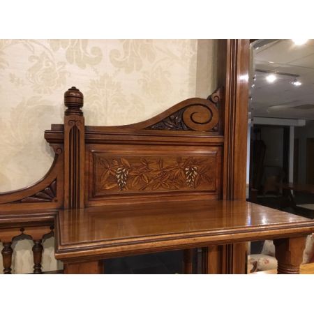 Englisches Nussbaum Sideboard original antik ca 1875