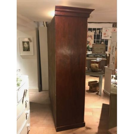 Viktorianischer antiker Mahagoni Kleiderschrank englisch ca 1880