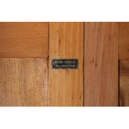 Antiker Art Deco Kleiderschrank Nussbaum britisch ca 1930