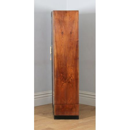 Antiker Art Deco Kleiderschrank Nussbaum britisch ca 1930