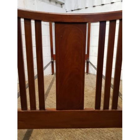 Antike edwardianische Mahagoni Einzelbetten englisch ca 1900