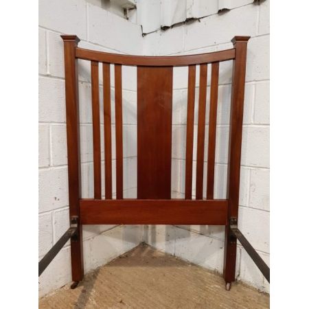 Antike edwardianische Mahagoni Einzelbetten englisch ca 1900