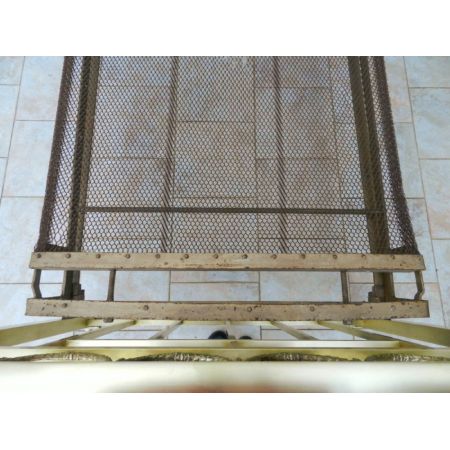 Antikes französisches Messing Bett Napoleon III ca 1870