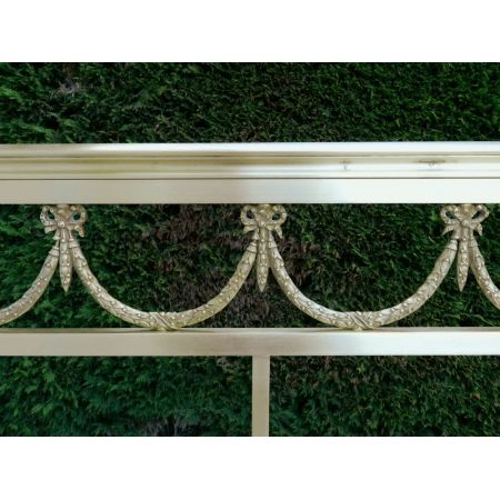 Antikes französisches Messing Bett Napoleon III ca 1870