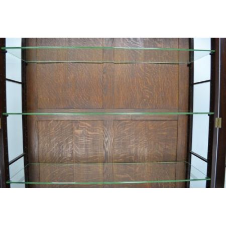 Viktorianischer antiker Mahagoni Bücherschrank Vitrine englisch ca 1900