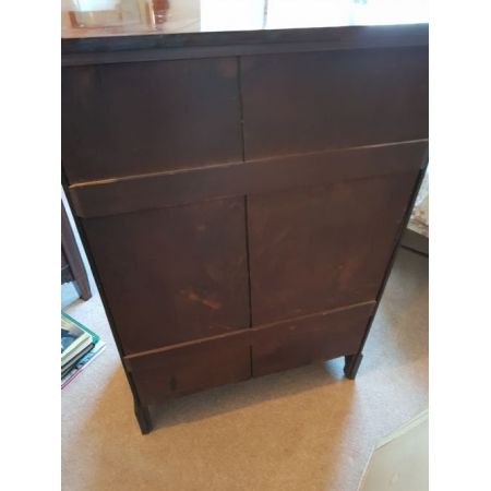 Edwardianische Mahagoni Vitrine original antik ca 1890