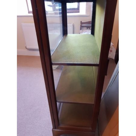 Edwardianische Mahagoni Vitrine original antik ca 1890