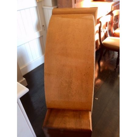 Antike Art Deco Nussbaum Ahorn Vitrine britisch ca 1920