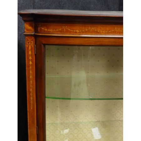 Antike britische Mahagoni Vitrine ca 1910
