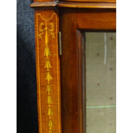 Antike britische Mahagoni Vitrine ca 1910