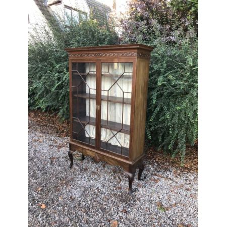 Edwardianische Mahagoni Vitrine antik englisch ca 1890