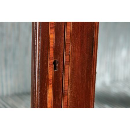 Edwardianische antike Mahagoni Vitrine englisch ca 1890