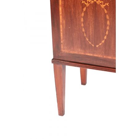 Edwardianische antike Mahagoni Vitrine englisch ca 1890