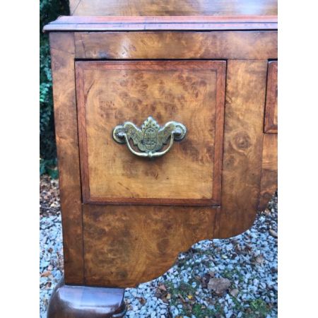 Georgianische antike Nussbaum Vitrine englisch ca 1910