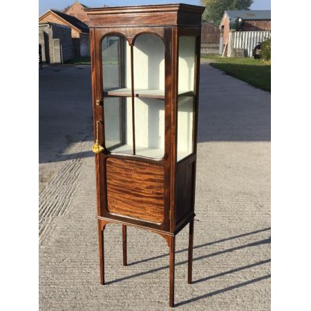 Edwardianische antike Mahagoni Vitrine englisch ca 1890