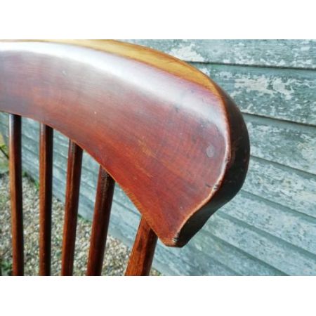 Viktorianischer antiker englischer Landhaus Windsor Stuhl Ulme Buche ca 1860