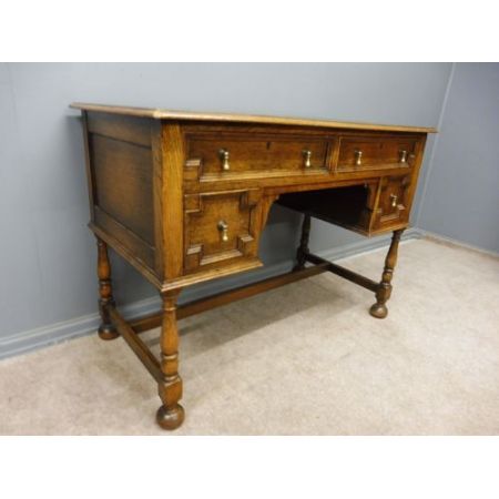 Antiker Eichen Schreibtisch britisch ca 1920