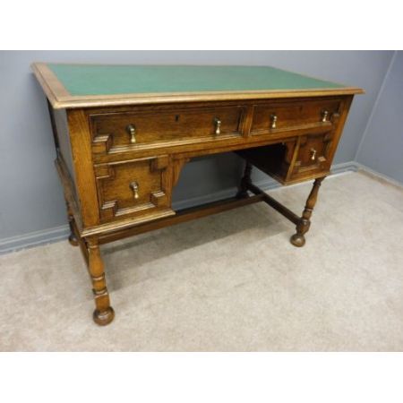 Antiker Eichen Schreibtisch britisch ca 1920