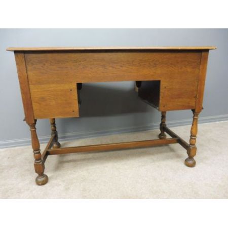 Antiker Eichen Schreibtisch britisch ca 1920