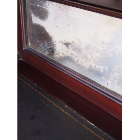 Viktorianischer antiker Mahagoni Schreibtisch britisch ca 1850