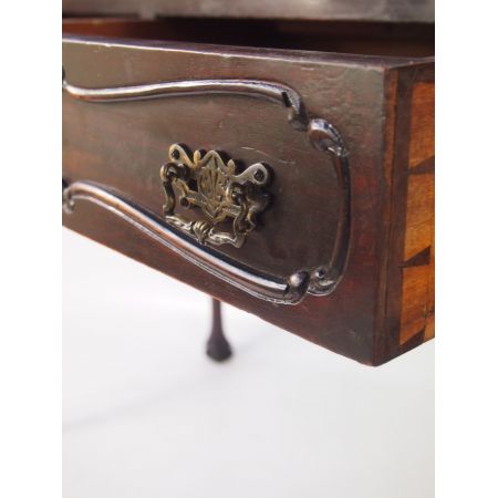 Viktorianischer antiker Mahagoni Schreibtisch britisch ca 1850