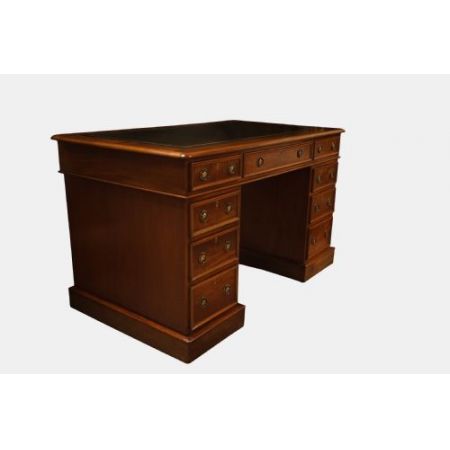 Antiker englischer Mahagoni Schreibtisch ca 1880