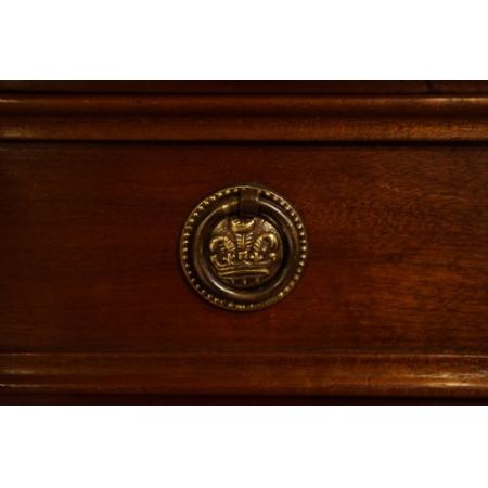 Antiker englischer Mahagoni Schreibtisch ca 1880