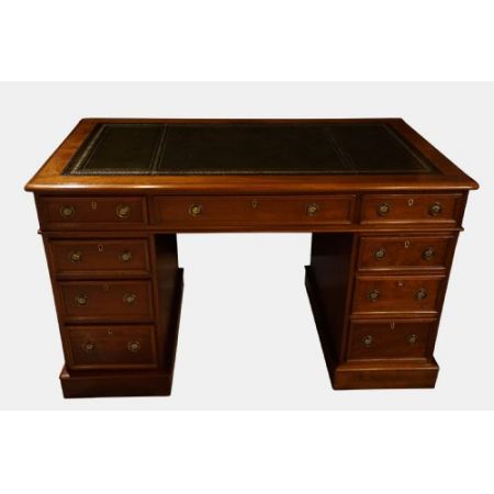 Antiker englischer Mahagoni Schreibtisch ca 1880