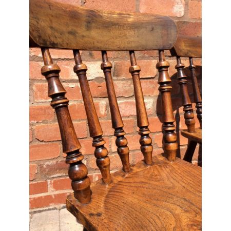 Antike englische Landhaus Stühle Ulme ca 1830