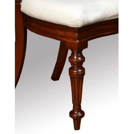 Viktorianische antike Mahagoni Stühle Küchenstühle englisch ca 1850