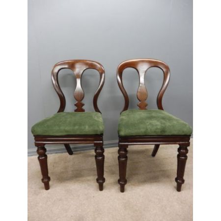 Viktorianischer antiker Mahagoni Stuhl englisch ca 1870