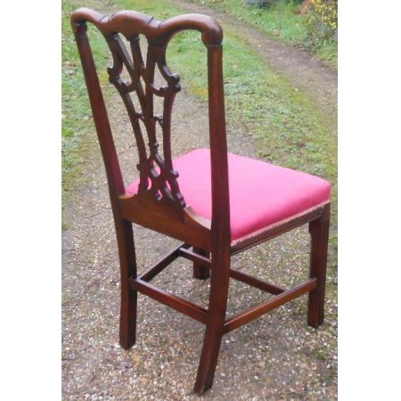 Georgianische Mahagoni Esszimmer Stühle antik ca 1800