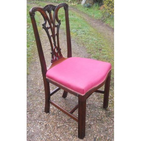 Georgianische Mahagoni Esszimmer Stühle antik ca 1800