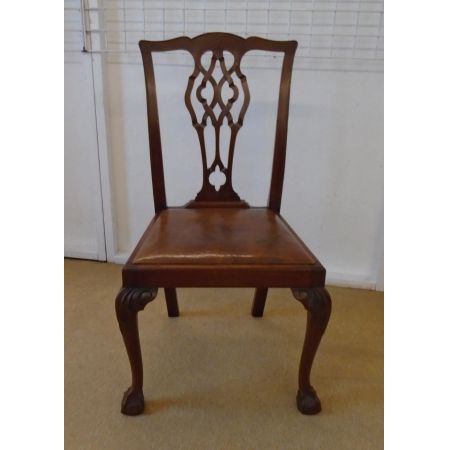 Georgianische antike Mahagoni Esszimmer Stühle englisch ca 1910