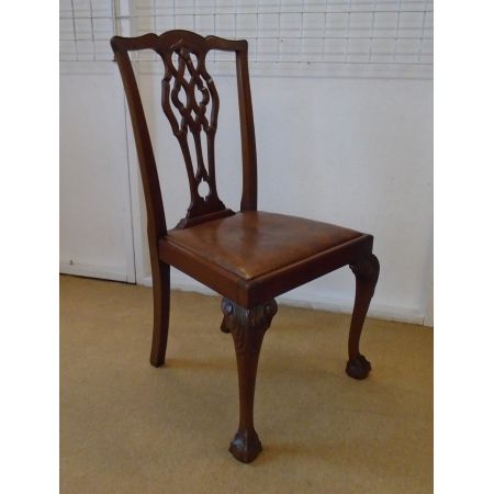 Georgianische antike Mahagoni Esszimmer Stühle englisch ca 1910