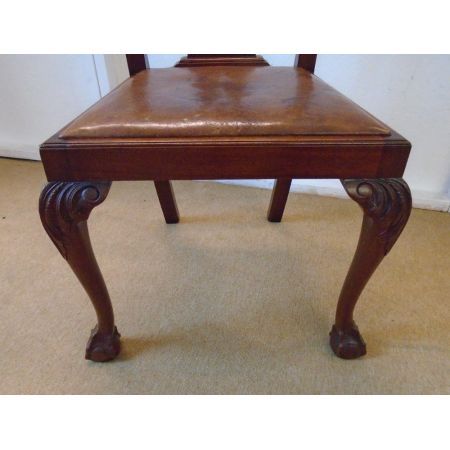 Georgianische antike Mahagoni Esszimmer Stühle englisch ca 1910