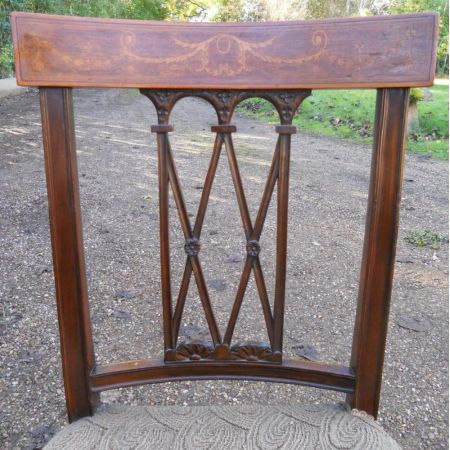 Antike Sheraton Stühle Mahagoni englisch ca 1890