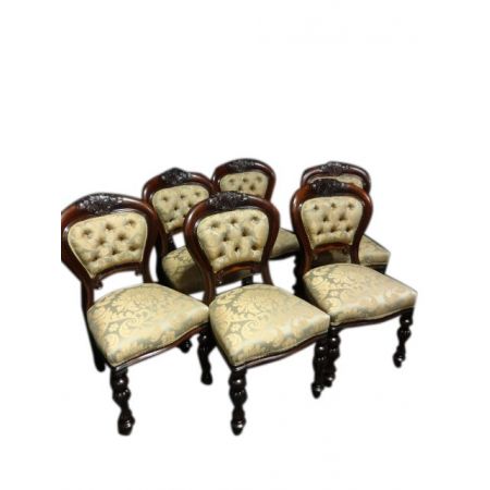 Antike englische Mahagoni Küchenstühle Regency Stühle ca 1810