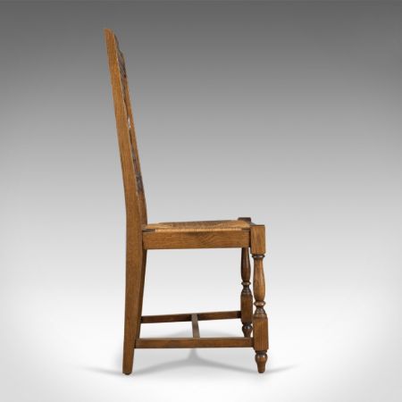 Antike englische Landhaus Stühle Eiche Küchenstühle ca 1910